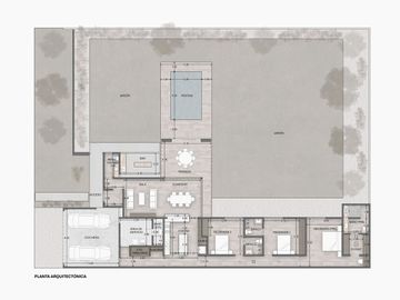 Casa en venta de 1 piso C-1109, en RESIDENCIAL DZIDZILHA, en Mérida Yuc.