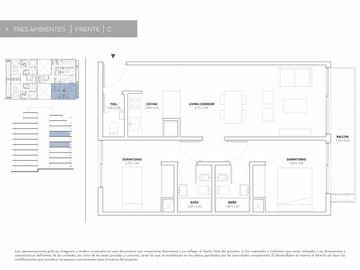 Venta  Departamento 3 Ambientes con Balcón en Belgrano - Preventa