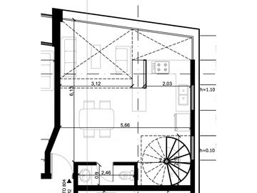 Bellavista, Departamento en Venta, 70m2, 1 Habitación
