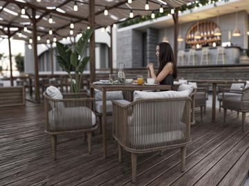 DEPARTAMENTO EN VENTA EN MAHAHUAL DE UNA HABITACIÓN FRENTE AL MAR