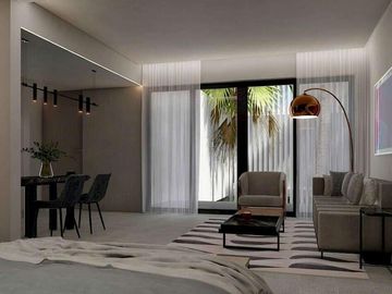 Preventa Departamento loft Playa del Carmen de 1 habitación con terraza