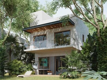 VILLAS DE 3 HABITACIONES A POCOS PASOS DE LA LAGUNA, DESEÑOS UNICOS, CONDOMINIO