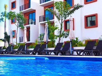 DEPARTAMENTO EN VENTA. 2 RECÁMARAS. CON ALBERCA EN ZONA SUR DE CANCÚN