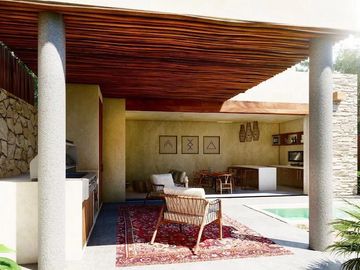 VILLA EN TULUM EN VENTA AMUEBLADA CON  ALBERCA