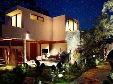 VILLA EN TULUM EN VENTA AMUEBLADA CON  ALBERCA