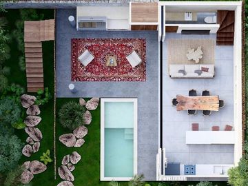 VILLA EN TULUM EN VENTA AMUEBLADA CON  ALBERCA