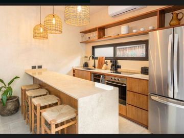VILLA EN TULUM EN VENTA AMUEBLADA CON  ALBERCA