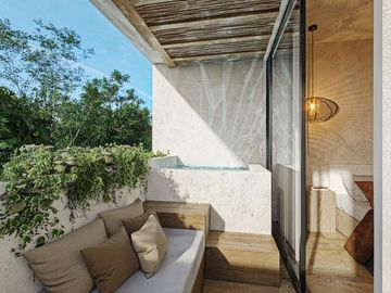 DEPARTAMENTO 1 RECAMARA/  ALDEA ZAMA, TULUM/ FINANCIACION DIRECTA/ PLUSVALIA/ ROI.