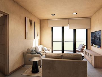 Departamento de 2 recámaras en venta en playa del carmen SOBRE AVENIDA 38 AMENIDADES DE LUJO