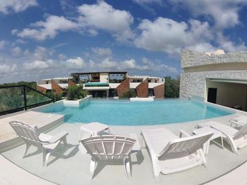 DEPARTAMENTO  1 HABITACION /TULUM /EQUIPADO AMOBLADO/JACUZZI /ENTREGA INMEDIATA.