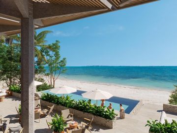 Departamento en Venta Vista al Mar Costa Mujeres Muelle Club de Playa Privado
