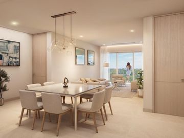 Departamento de 2 recámaras con vista al mar | pádel interior | golf range