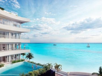Departamento de 2 recámaras con vista al mar | pádel interior | golf range