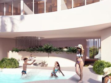 Departamento de 2 recámaras con vista al mar | pádel interior | golf range
