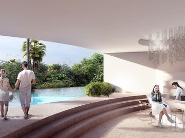 Departamento de 2 recámaras con vista al mar | pádel interior | golf range