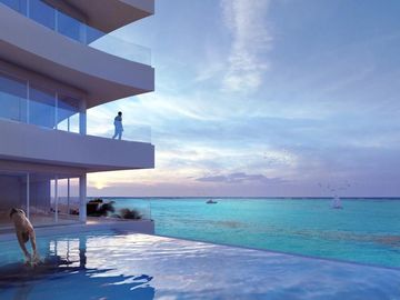 Departamento de 2 recámaras con vista al mar | pádel interior | golf range