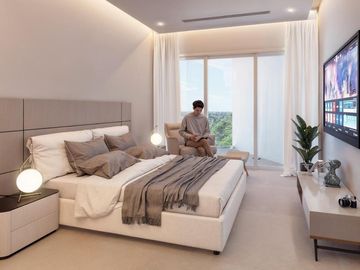Departamento de 2 recámaras con vista al mar | pádel interior | golf range