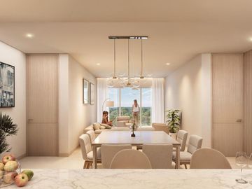 Departamento de 2 recámaras con vista al mar | pádel interior | golf range