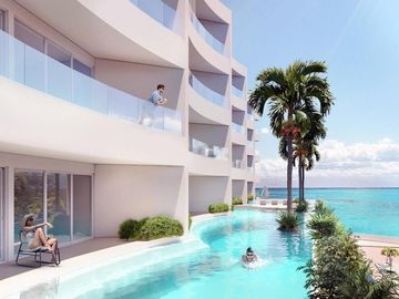 Departamento de 2 recámaras con vista al mar | pádel interior | golf range