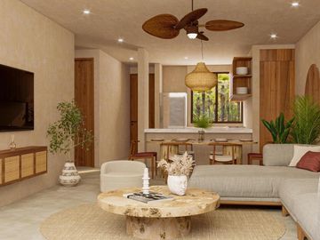 Departamento en Venta 2 Habitaciones con Roof en Tulum