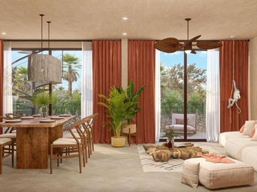Departamento en Venta 2 Habitaciones con Roof en Tulum
