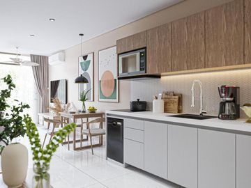 ESTUDIO VISTA AL MAR, PREVENTA, 10ª AVENIDA, A PASOS DE LA PLAYA, PRIMER PRECIO