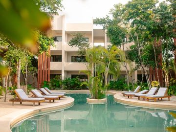 AMPLIO Departamento con Alberca Privada, Espacioso, TULUM, ZONA ALTA PLUSVALIA