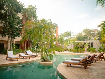AMPLIO Departamento con Alberca Privada, Espacioso, TULUM, ZONA ALTA PLUSVALIA