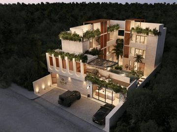 Penthouse en venta en Tulum con alberca privada !