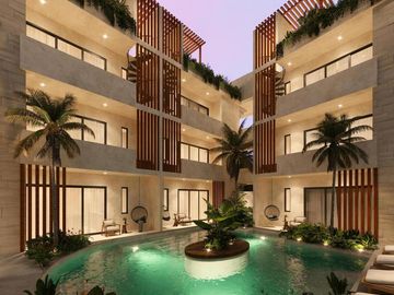Penthouse en venta en Tulum con alberca privada !