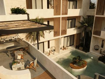 Penthouse en venta en Tulum con alberca privada !
