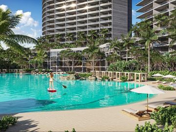 VENTA DE DEPARTAMENTO EN CANCUN 2 HBT CON GYM Y SPA