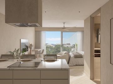 DEPARTAMENTO EN VENTA DE PLAYA DEL CARMEN CERCA DE LA QUINTA AVENIDA