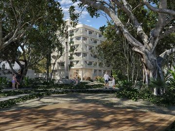 DEPARTAMENTO EN VENTA DE PLAYA DEL CARMEN CERCA DE LA QUINTA AVENIDA