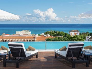 ESTUDIO EN VENTA EN PLAYA DEL CARMEN  CON VISTA AL MAR Y SPA DE CLASE MUNDIAL