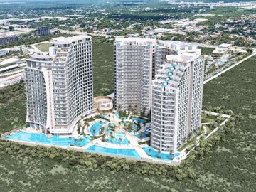 DEPARTAMENTO EN VENTA, CANCÚN, 1 HABITACIÓN CON ALBERCA.