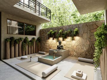 Departamento en venta en Playa del Carmen de 2 habitaciones a 8 minutos de la playa