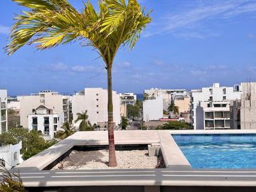 ESTUDIO EN VENTA PLAYA DEL CARMEN ENTREGA INMEDIATA ALBERCA/LOBY/HAMACAS
