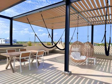 ESTUDIO EN VENTA PLAYA DEL CARMEN ENTREGA INMEDIATA ALBERCA/LOBY/HAMACAS