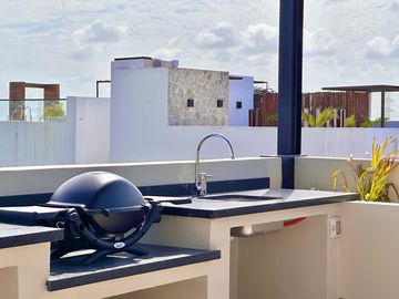 ESTUDIO EN VENTA PLAYA DEL CARMEN ENTREGA INMEDIATA ALBERCA/LOBY/HAMACAS