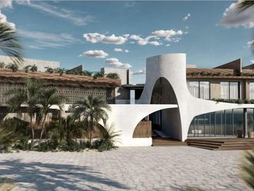 Penthouse Frente al Mar de Mahahual con Acceso Privado a la Playa