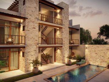 Departamento en venta en Bacalar de 2 habitaciones con alberca