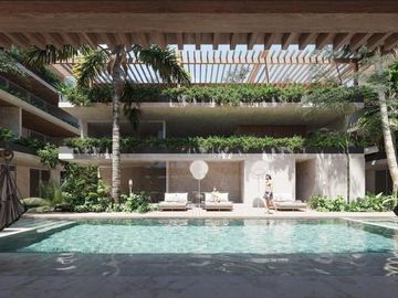 PreVenta Estudio en Tulum con Alberca Panorámica, Spa, Fogata, Jacuzzi
