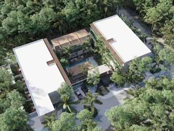 PreVenta Estudio en Tulum con Alberca Panorámica, Spa, Fogata, Jacuzzi