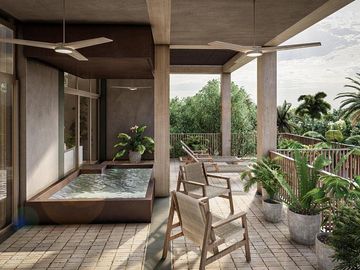 Departamento en venta en Bacalar con vista a la LAGUNA
