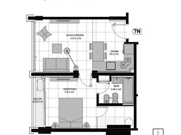 Venta departamento 2 ambientes a estrenar, zona La Perla,  Royal Park