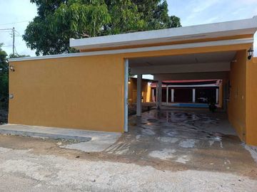 Casa perfecta para fiestas y eventos con piscina en Dzilam Gonzales