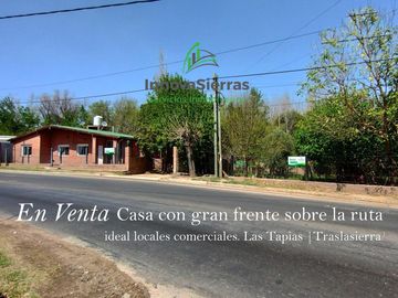 Casa en venta con Gas Natural y ubicación comercial, Las Tapias, Traslasierra