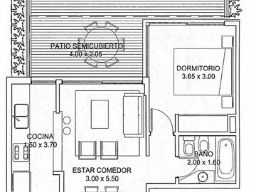 Departamento en  venta en Vilanova Ramos Mejia