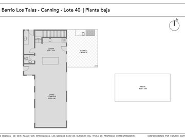 Casa en Los Talas  - 3 dormitorios - lote interno proximo a la entrada